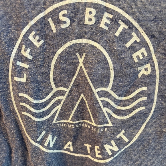 Life is better in a tent sweatshirt - Picture 1 of 5